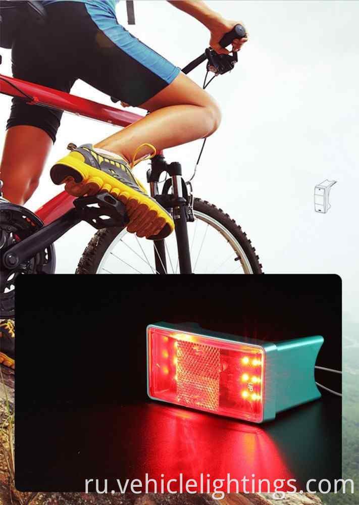 Беспроводное открытое оборудование для верховой езды USB Перезаряжаемая велосипедная светодиодная светостойкая водонепроницаемая ночная езда на велосипеде